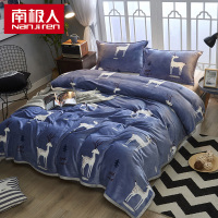 南极人云貂绒毛毯毛毯 200*230cm 浪漫小鹿