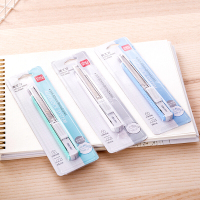 得力(deli)小号铝合金护套美工刀壁纸刀裁纸刀 办公用品 白色2086