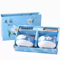 企业专享 花语2碗筷套装礼盒 起订量160