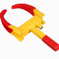 陆霸牌 12孔牛角车轮锁 中小汽车轮胎锁 单独包装汽车防盗锁 230-370mm