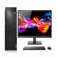 联想(Lenovo) 商用台式电脑 23.8英寸(i5-9500 8GB 1TB+128G DVDRW 集成) GD