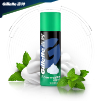 吉列剃须泡酷爽薄荷型210g