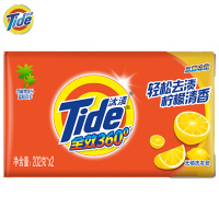 汰渍(Tide)全效360度三重功效柠檬洗衣皂202克 单位:块