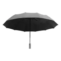全自动黑胶三折伞 DX0029 12骨遮阳雨伞大号男女三折叠晴雨伞 （把）