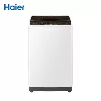 海尔(Haier)8KG全自动波轮洗衣机 四重净洗 智能称重 冲浪洗等专属洗涤 EB80M019
