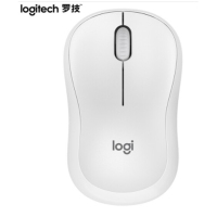 罗技(Logitech) M221静音鼠标 无线鼠标 办公鼠标 对称鼠标 带无线 微型接收器 米白色