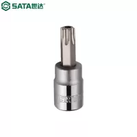 世达（SATA）22602 50MM长中孔花形旋具套筒T50