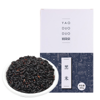 姚朵朵黑米400g*2 无染色东北黑米杂粮五谷杂粮粗粮早餐粥