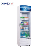 星星(XINGX) LSC-223G 立式冷柜 商用冰柜立式 玻璃门展示柜 饮料冷藏保鲜陈列柜 单门冷柜 223升