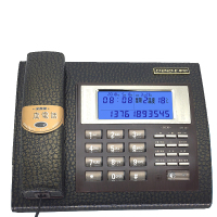 中诺 S036 真皮电话机座机 黑