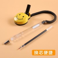 得力6793微笑台笔(黑)(支) 24支装