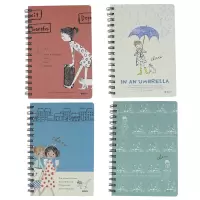 晨光(M&G)文具A6/页学生方格笔记本双线圈本 Cheri Together系列办公记事本子 单本装