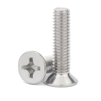 金超304不锈钢沉头螺丝钉十字机牙螺钉平头螺栓M2*10mm 单位:个