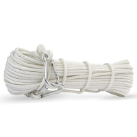 钢丝绳 轻型安全绳 救生绳逃生绳攀岩登山绳救援自救绳 送双钩装 10米约3-4层