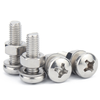 金超304不锈钢盘头十字套装M10*30 单位:套