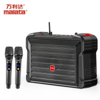 万利达（malata）户外音响 广场舞音响 蓝牙手提音箱 室外移动背包便携式音响 会议音响带双麦克风M+9113