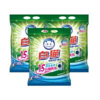 白猫低泡去渍洗衣粉1088g*3袋