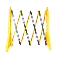 伸缩围栏反光折叠护栏施工隔离带隔离栏杆 (塑料伸缩护栏)定制