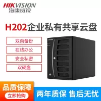 海康威视H202企业NAS网络云储存服务器家庭用私有云海康4硬盘位多用户管理