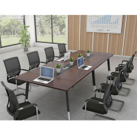 钱柜会议桌子 培训桌会客桌接待桌洽谈桌长条桌员工桌 办公桌开会桌长桌条形桌2400*1200*750