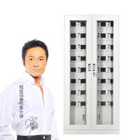 钱柜 手机柜充电柜存放保管柜铁皮柜储物柜 插座充电 玻璃40