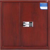 钱柜钢制保密柜密码矮柜文件柜办公保险箱铁皮柜档案资料柜 900国保锁 转印红色