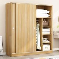 钱柜适老化二衣柜橡木色简约衣柜板式小衣柜卧室组合家具衣柜