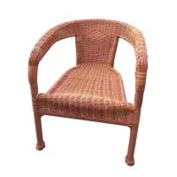 钱柜 阳台藤椅户外编织椅子单人休闲靠背椅桌椅三件套组合老人椅子加大