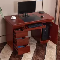 台式电脑桌家用办公带抽屉书桌(1.4*0.6*0.75)