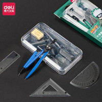 得力火影忍者联名尺规套装学生考试绘图圆规尺子作图工具