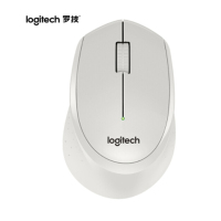 罗技(Logitech)M330 鼠标 无线鼠标 办公鼠标 静音鼠标 右手鼠标 带无线2.4G接收器 白色