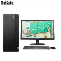 联想ThinkCentre E77 台式办公主机(i5-10400/8G/1T+128G/串/W10)含21.5LED