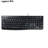 罗技（Logitech）K120 键盘 有线键盘 办公键盘 黑色 U口