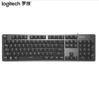 罗技(Logitech)K845 机械键盘 有线键盘 游戏办公键盘 单光 黑色 TTC轴 茶轴