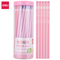 得力S929铅笔(粉)(50支/筒)