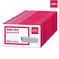得力(deli) 0015 厚层订书钉 500枚/盒 20盒装