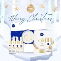 妮维雅(NIVEA)Q10紧致精华安瓶礼盒(小Q瓶精华8ml*4赠Q10精华水30ml)