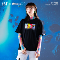 高达联名|361°运动T恤女2020夏季新款宽松休闲上衣圆领短袖女T