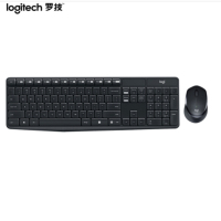 罗技(Logitech)MK315 键鼠套装 无线键鼠套装 办公键鼠套装 静音 带无线2.4G接收器 黑色