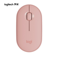罗技(Logitech)Pebble鹅卵石 鼠标 无线蓝牙鼠标 办公鼠标 静音鼠标 便携鼠标 对称鼠标 玫瑰粉