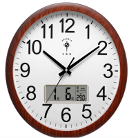 北极星挂钟 静音客厅万年历钟表现代石英钟时尚日历时钟创意挂表