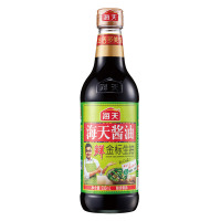 海天鲜金标生抽500ml 酱油调味品 炒菜凉拌肠粉配料 厨房调料