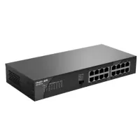 锐捷 RUIJIE RG-ES116G 16口千兆交换机 非网管网线交换机 黑色