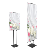 SCP 金属烤漆立式架(不含KT板) SCP-DX0203 伸缩海报架(个)