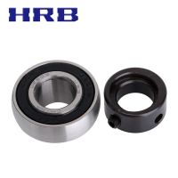 HRB哈尔滨 UE203 旧型号390503 哈尔滨外球面带偏心套顶丝轴承内径17mm UE203