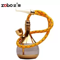 zobo正牌zb-505两用水烟壶水烟斗水烟袋水烟筒老式全套烟斗水循环烟嘴过滤器净烟器烟袋烟锅烟具