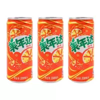百事美年达 可乐型汽水(细长罐)330ml*6罐