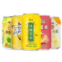 康师傅冰红茶/酸梅汤/梨汁/混合口味罐装饮料310mL*6听