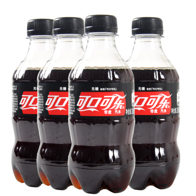 零度可口可乐300ML*6瓶无糖饮料小瓶装夏季饮料碳酸饮品