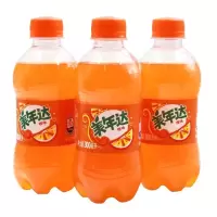 百事可乐美年达300ml*4瓶装迷你果味碳酸饮料